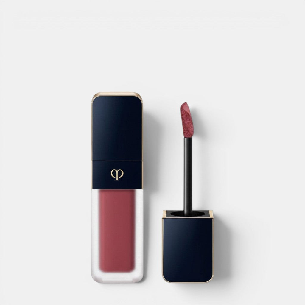 Shop Rescue Spa Cream Rouge Matte liquid lipstick in a muted rose shade with a matte finish and gold accents.