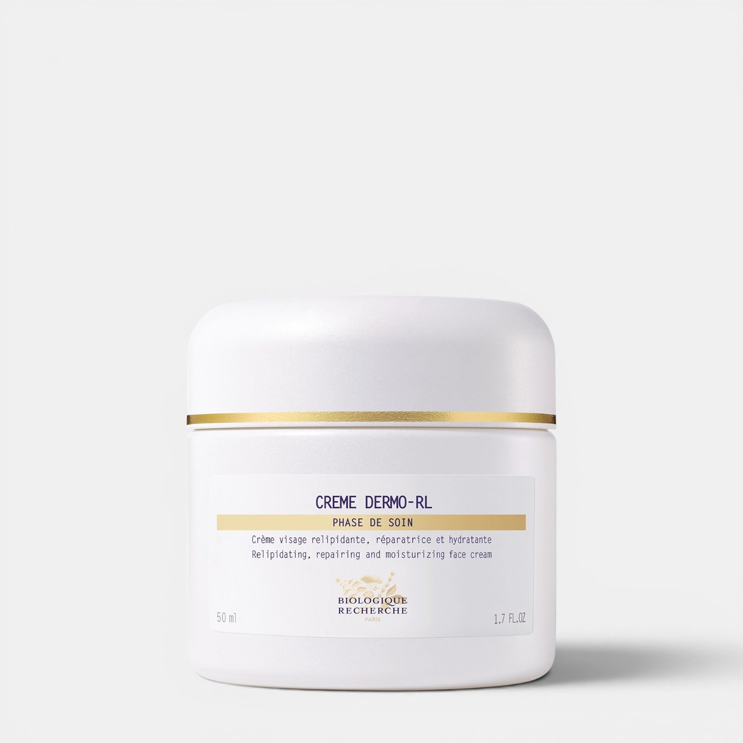 Shop Rescue Spa Biologique Recherche Creme Dermo-RL deep repairing moisturizer jar for dry and lipid-deficient skin.