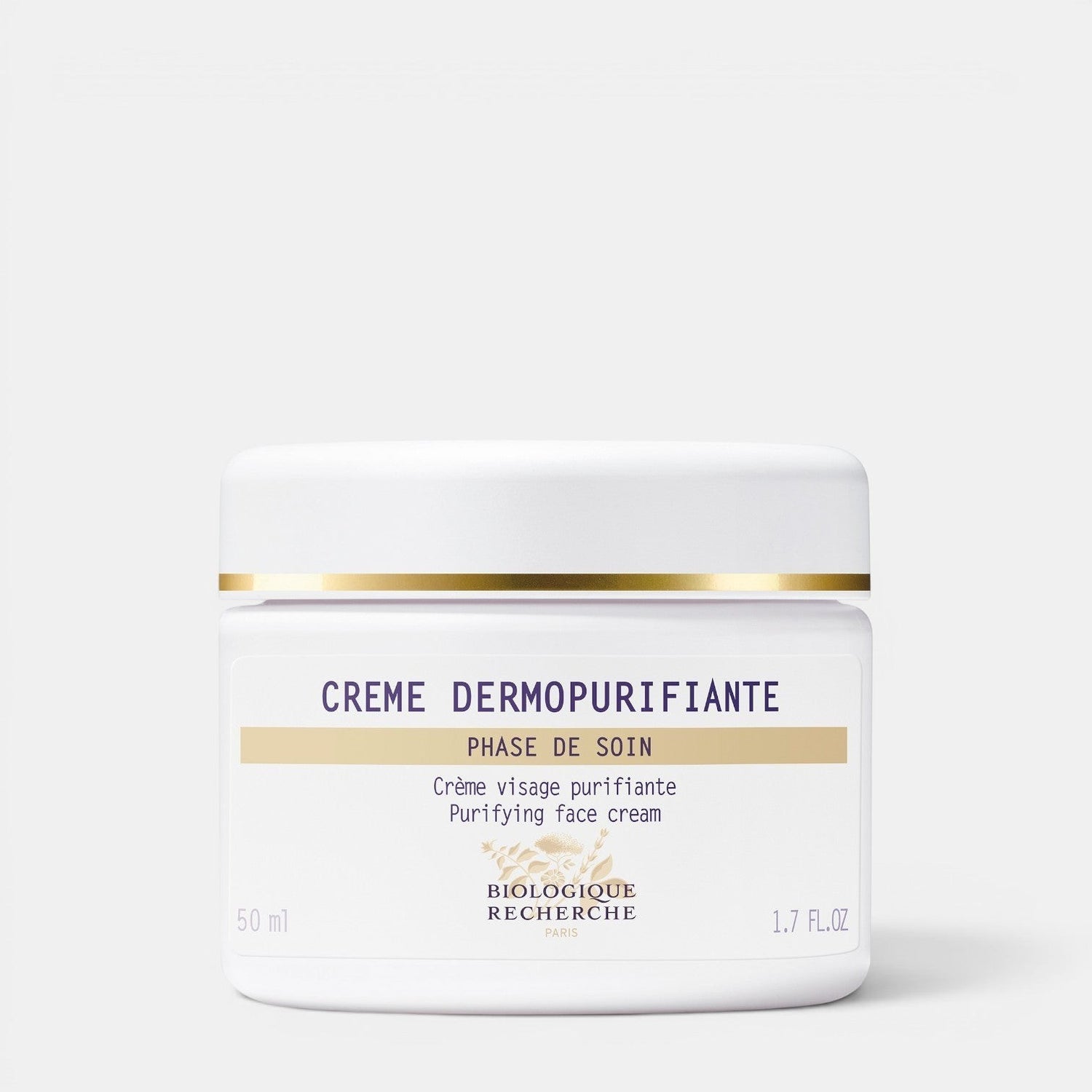 Shop Rescue Spa Biologique Recherche Creme Dermopurifiante purifying face cream in a white 1.7 oz jar