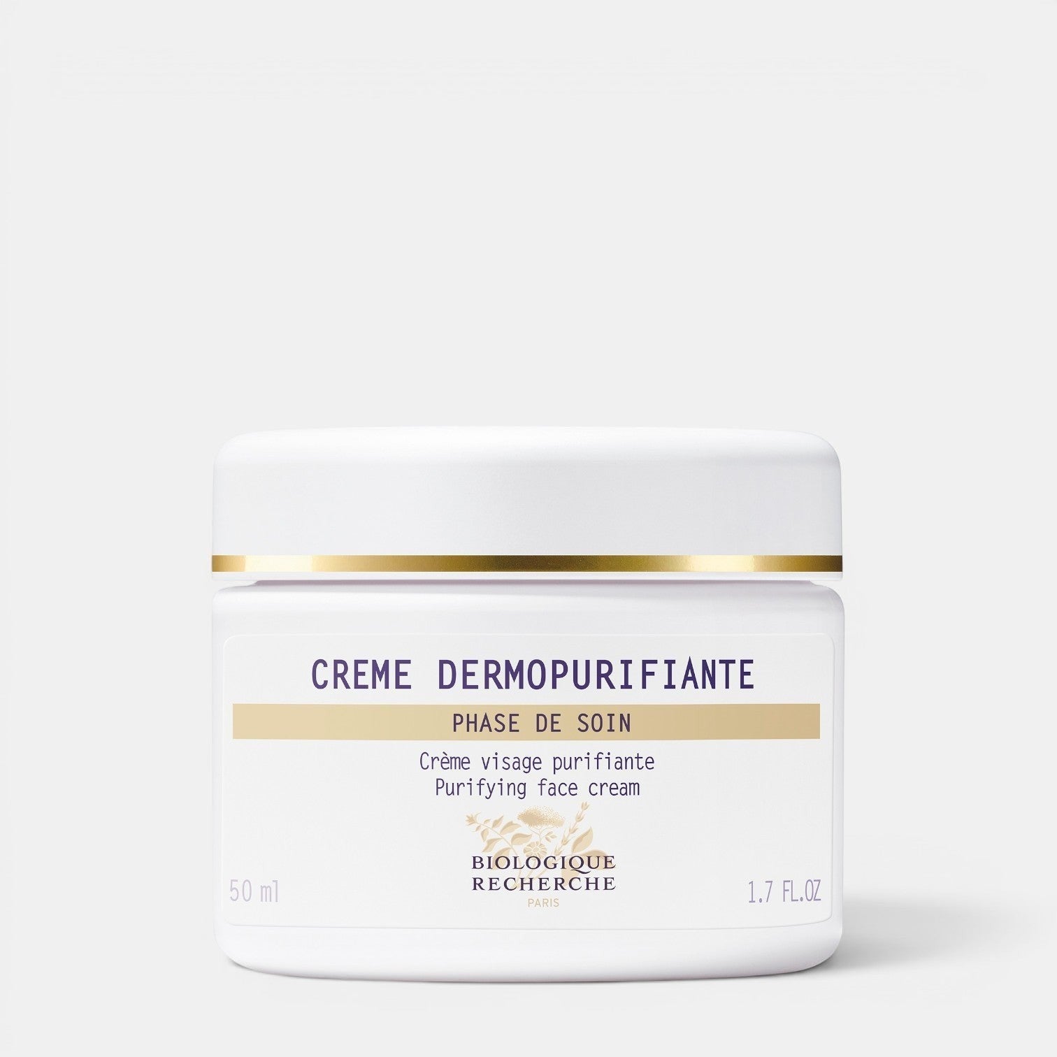 Shop Rescue Spa Biologique Recherche Creme Dermopurifiante purifying face cream in a white 1.7 oz jar