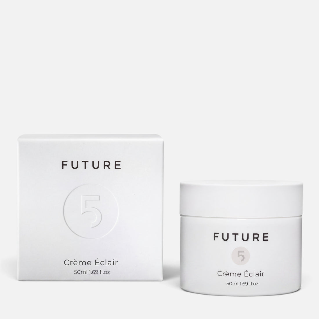 Shop Rescue Spa Creme Eclair 50ml moisturizer jar and matching white product box for hydrating and purifying skin
