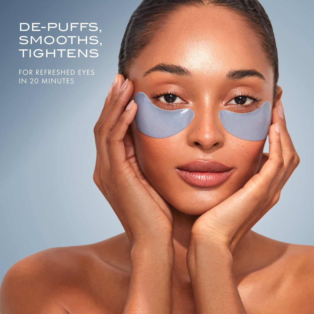 Shop Rescue Spa Cryo De-Puffing Eye Mask on a woman&