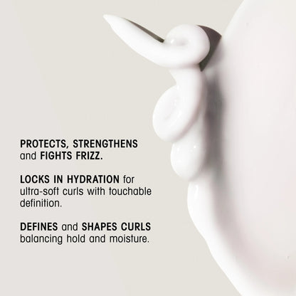 Shop Rescue Spa Curl Control Silkening Creme, a white creamy hair product that defines curls and fights frizz.