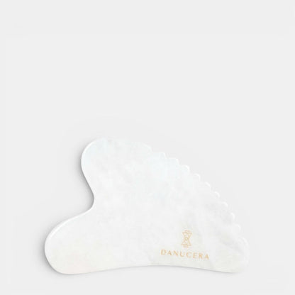Shop Rescue Spa DANUCERA Sculpting Stone made of white jade for facial massage, lifting, and toning.