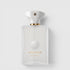 Shop Rescue Spa Decision 100ml perfume bottle with a frosted glass body, white cap, and gold accents.