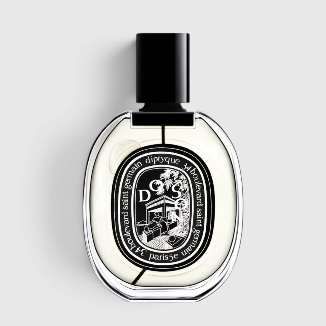 Shop Rescue Spa Do Son Eau de Parfum in a clear glass bottle with a black cap and iconic oval label.