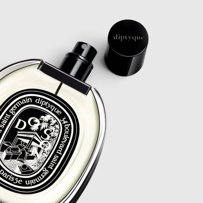 Shop Rescue Spa Do Son Eau de Parfum bottle with black cap, featuring a floral tuberose scent in a glass flacon.