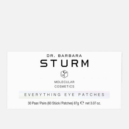 Shop Rescue Spa Dr. Barbara Sturm Everything Eye Patches box containing 30 pairs of hydrating under-eye treatment masks.
