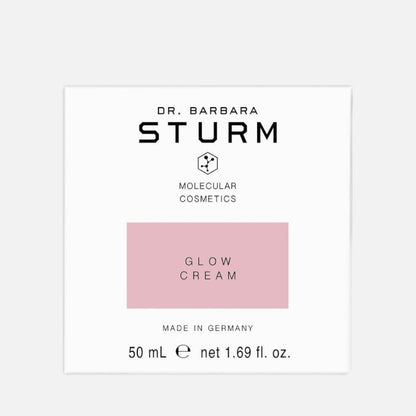 Shop Rescue Spa Dr. Barbara Sturm Glow Cream moisturizer in a white box with a soft pink label