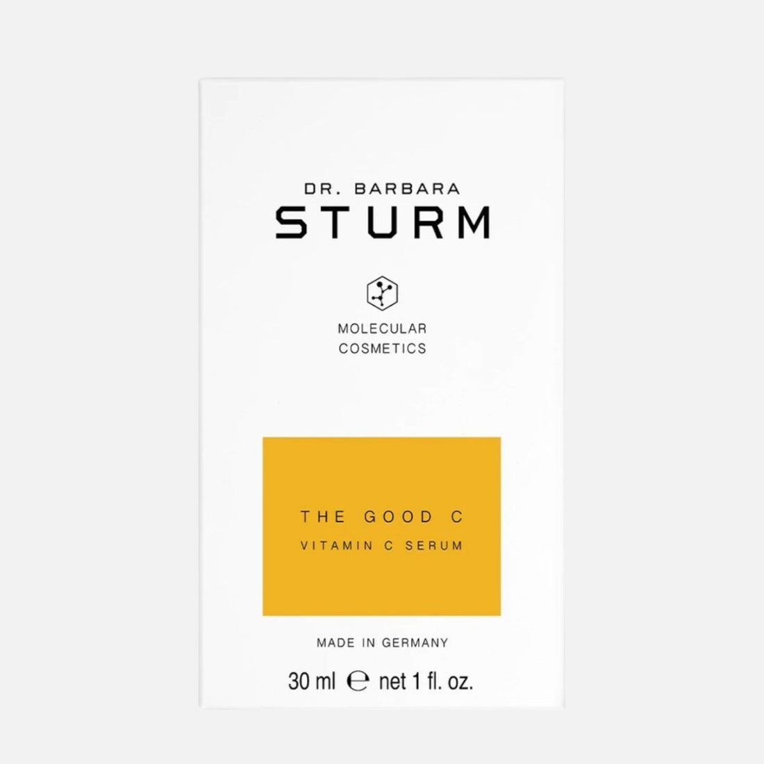 Shop Rescue Spa Dr. Barbara Sturm The Good C Vitamin C Serum in a white box with a yellow label.