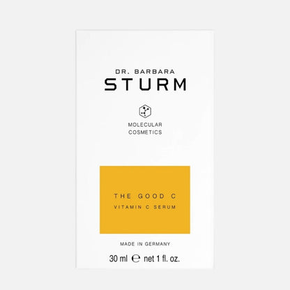 Shop Rescue Spa Dr. Barbara Sturm The Good C Vitamin C Serum in a white box with a yellow label.