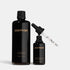 Shop Rescue Spa Eighth Day Performance Duo set with black resurfacing tonic bottle and regenerative serum dropper.