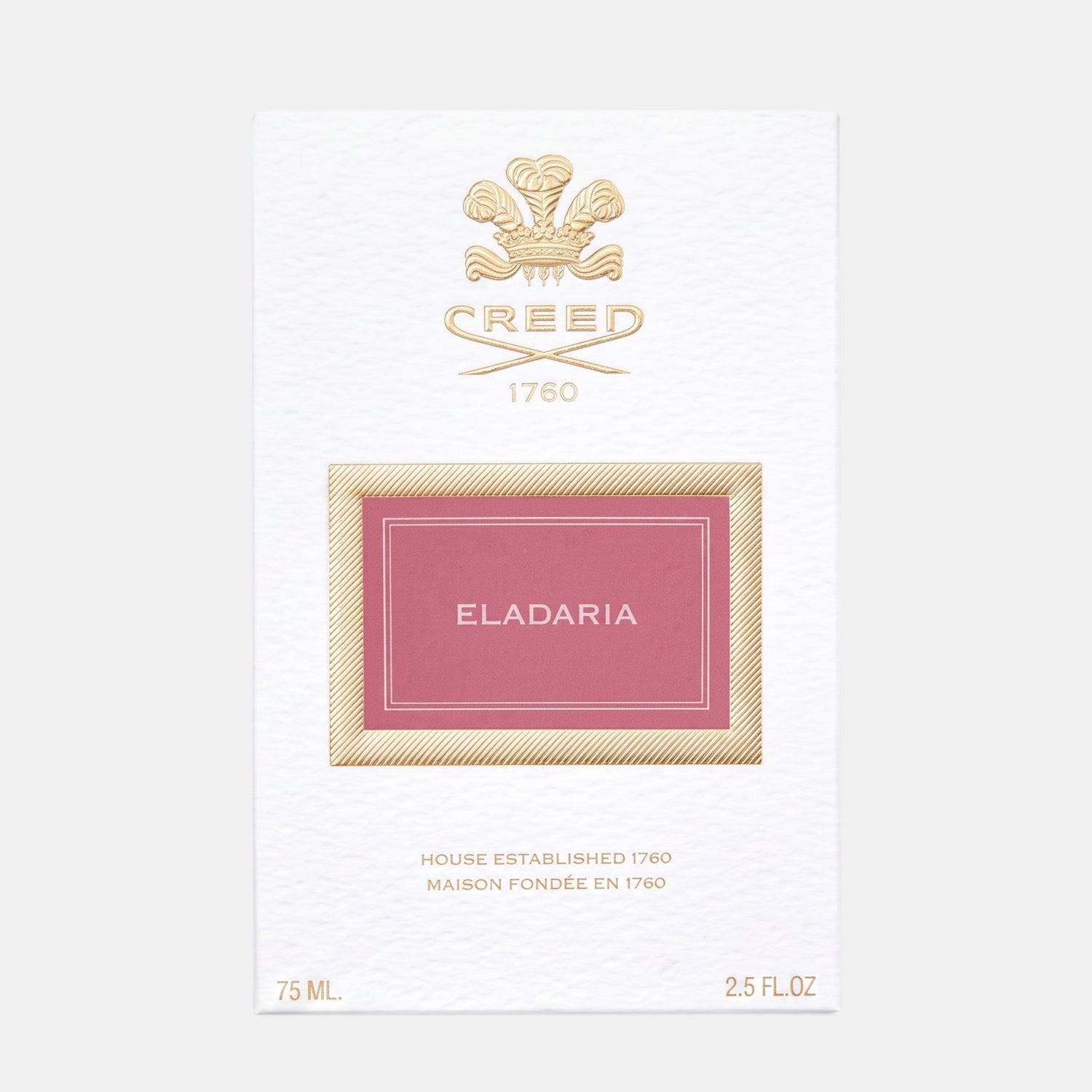 Shop Rescue Spa Eladaria 75ml floral rose fragrance perfume box with gold embossed logo and pink label
