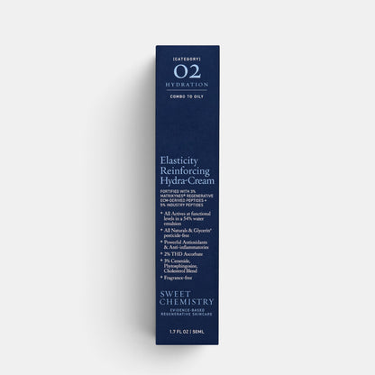 Shop Rescue Spa Elasticity Reinforcing Hydra-Cream in a dark blue box with white text for combination to dry skin.