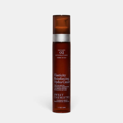 Shop Rescue Spa Elasticity Reinforcing Hydra-Cream in a brown 50ml pump bottle for combination to dry skin.