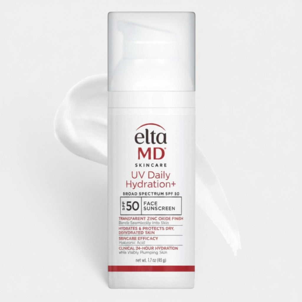 Shop Rescue Spa EltaMD UV Daily Hydration+ SPF 50 sunscreen with hyaluronic acid for dry, dehydrated skin.