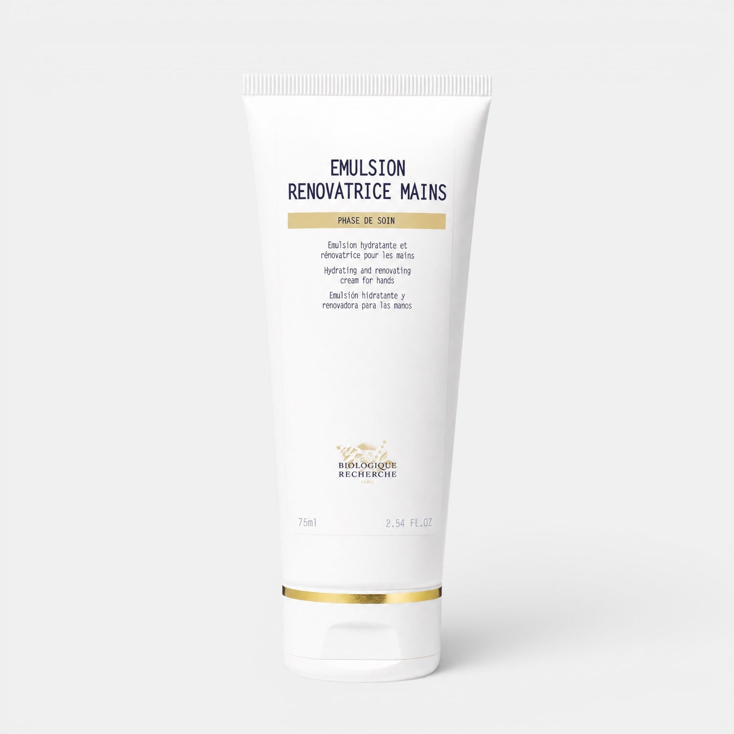 Shop Rescue Spa Emulsion Renovatrice Mains hand cream in a white 75ml tube for dry and sensitive skin.