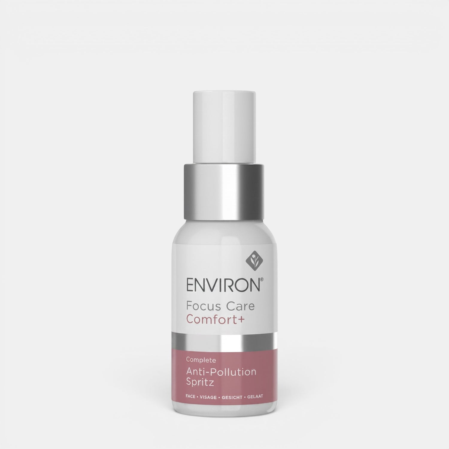 Shop Rescue Spa Environ Complete Anti-Pollution Spritz in a 50ml white spray bottle for skin protection.