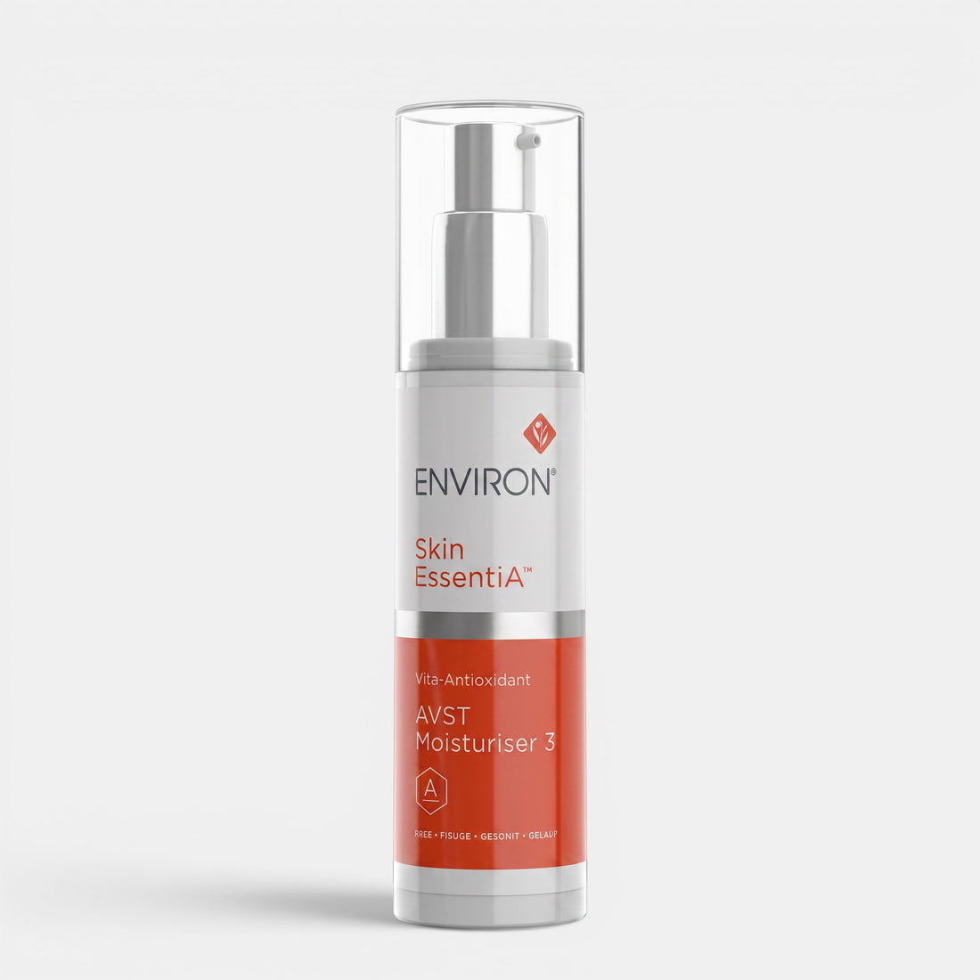 Shop Rescue Spa Environ AVST 3 antioxidant moisturizer in a 50ml pump bottle for advanced skin nourishment.