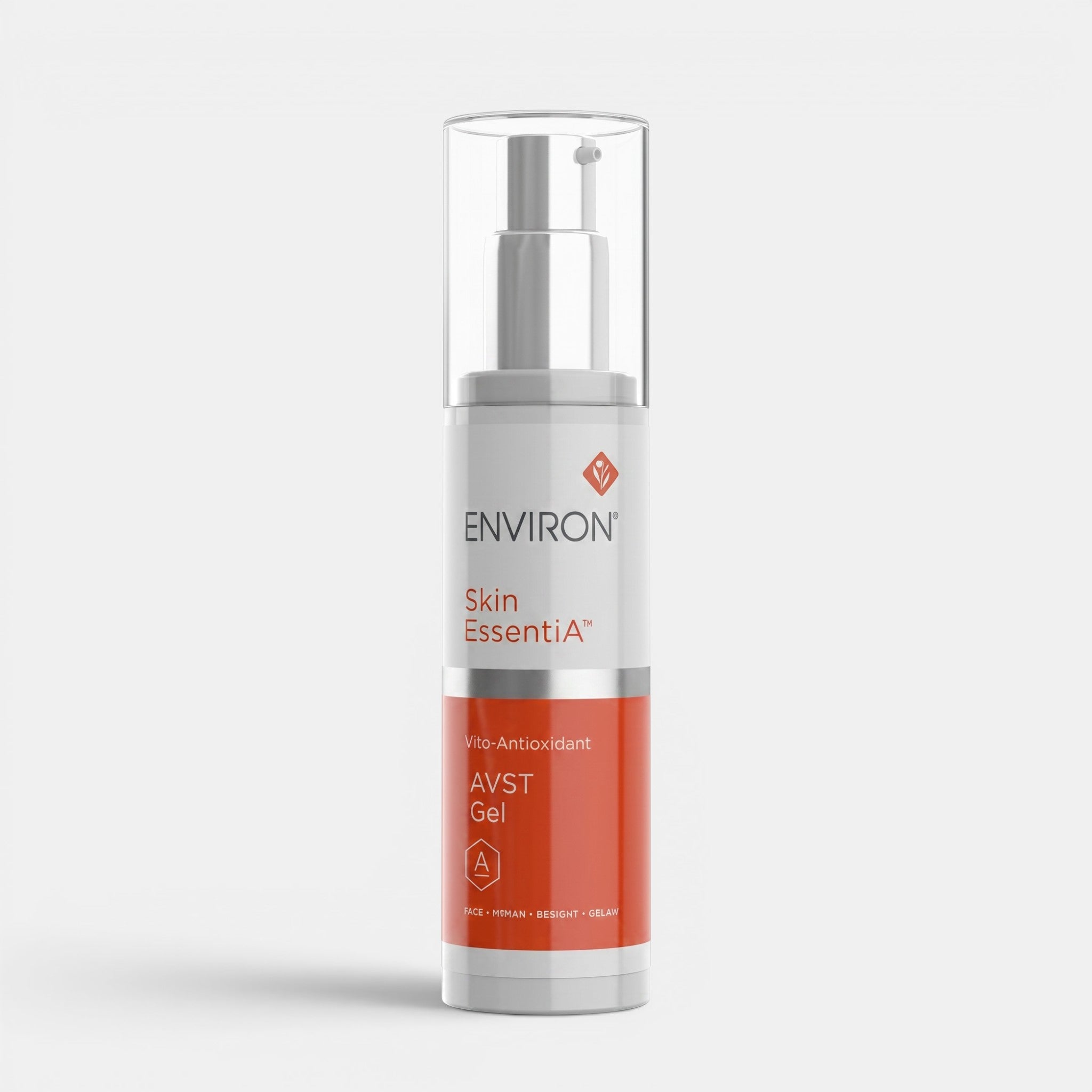 Shop Rescue Spa Environ AVST Gel soothing vitamin A moisturizer in a white and orange pump bottle