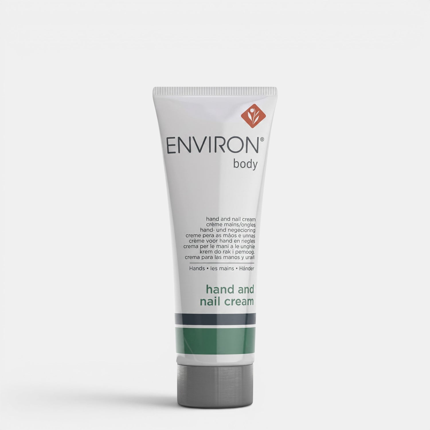 Shop Rescue Spa Environ Hand &amp; Nail Cream tube with cucumber extract and vitamin E for anti-aging and hydration.