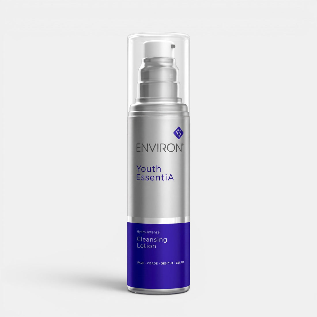 Shop Rescue Spa Environ Youth EssentiA Hydra-Intense Cleansing Lotion in a 200ml pump bottle for hydrating skincare.