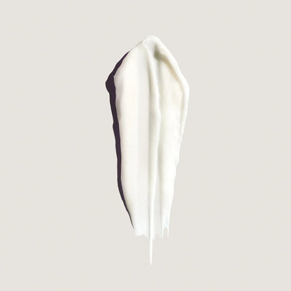 Shop Rescue Spa Eternal Curls Intense Conditioner swatch, a thick white cream texture on a light grey background.