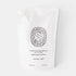 Shop Rescue Spa exfoliating hand wash 350ml refill pouch with white packaging and black botanical label design