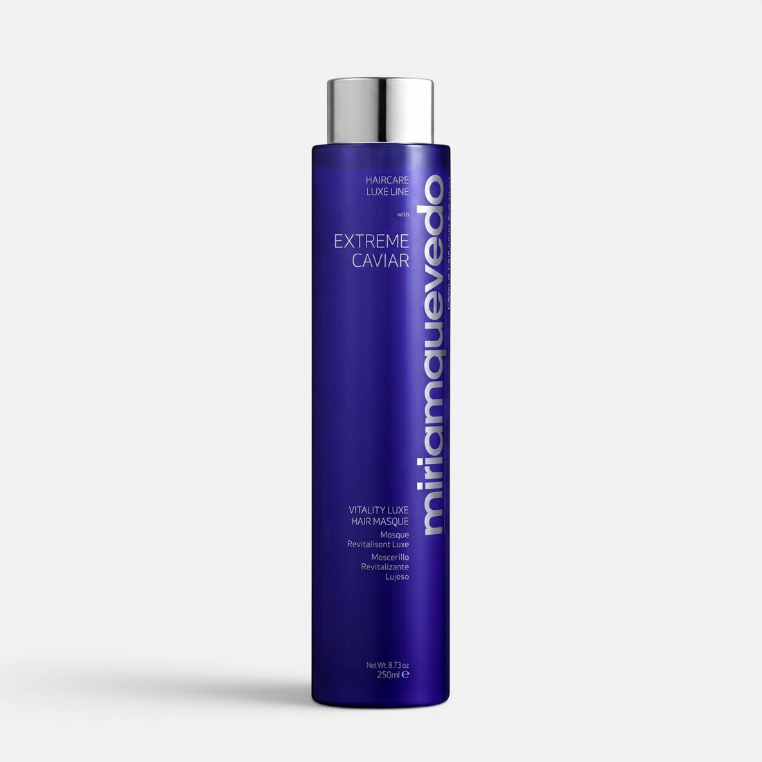 Shop Rescue Spa Extreme Caviar Vitality Luxe Hair Masque in a tall purple bottle for repairing damaged hair