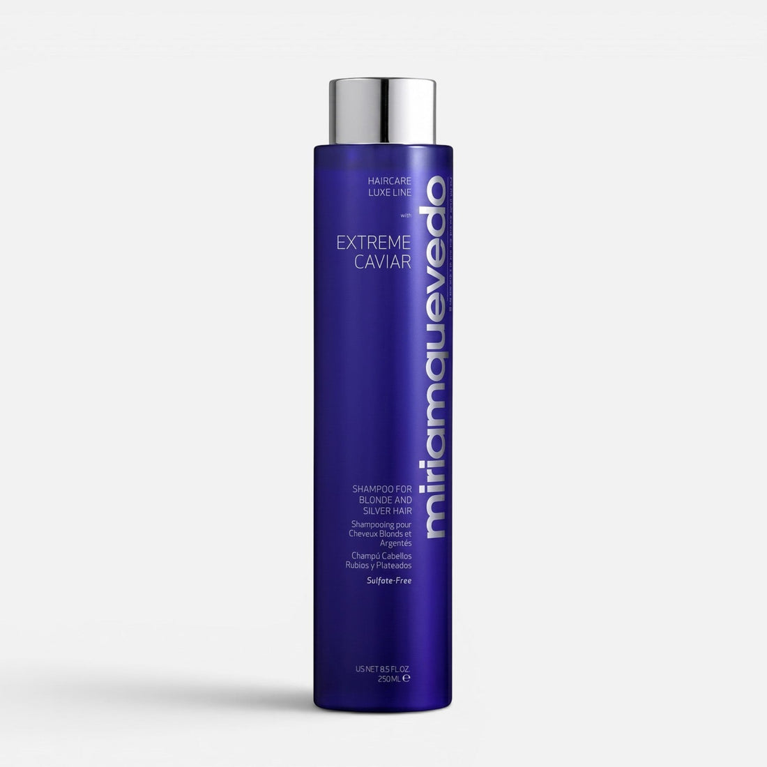 Shop Rescue Spa Extreme Caviar purple shampoo bottle for blonde and silver hair with silver cap