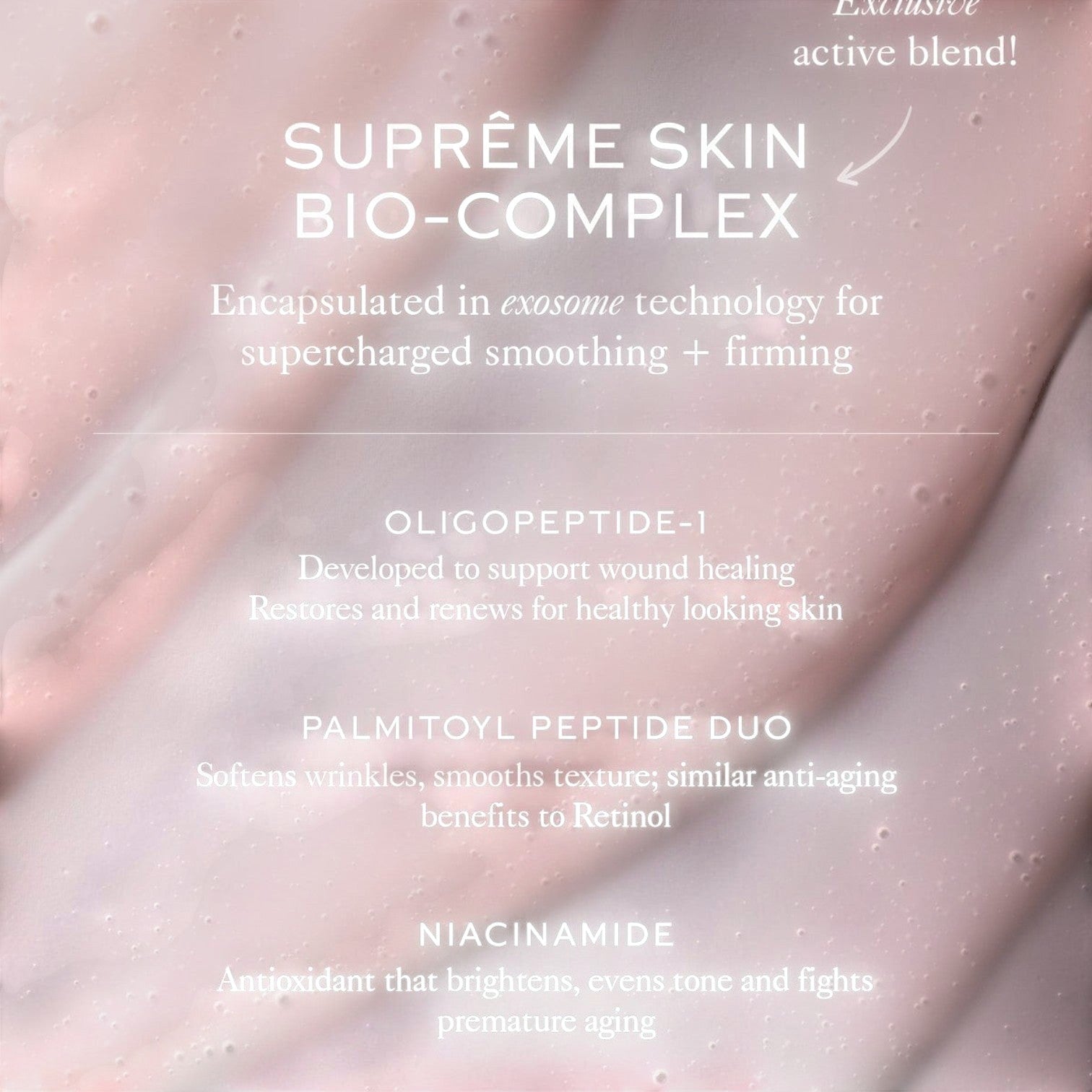 Shop Rescue Spa Eye Activator Serum texture showing active ingredients like niacinamide and peptides in a pink gel
