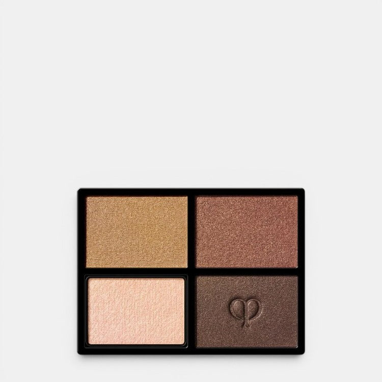 Shop Rescue Spa Eye Color Quad Refill in warm brown, bronze, and champagne shades. Features a skincare-infused primer.