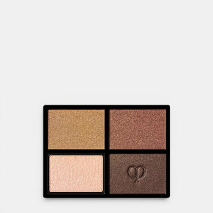 Shop Rescue Spa Eye Color Quad Refill in warm brown, bronze, and champagne shades. Features a skincare-infused primer.