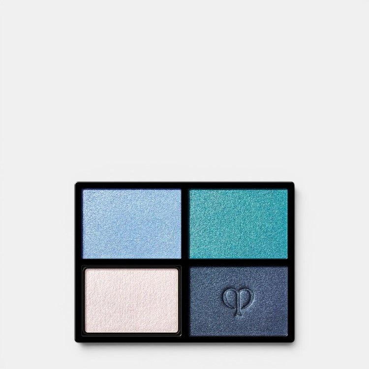 Shop Rescue Spa Eye Color Quad Refill eyeshadow palette with light blue, teal, shimmery white, and deep blue shades.
