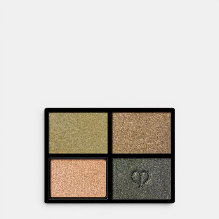 Shop Rescue Spa Eye Color Quad Refill eyeshadow palette with olive green, bronze, peach, and dark green shades.