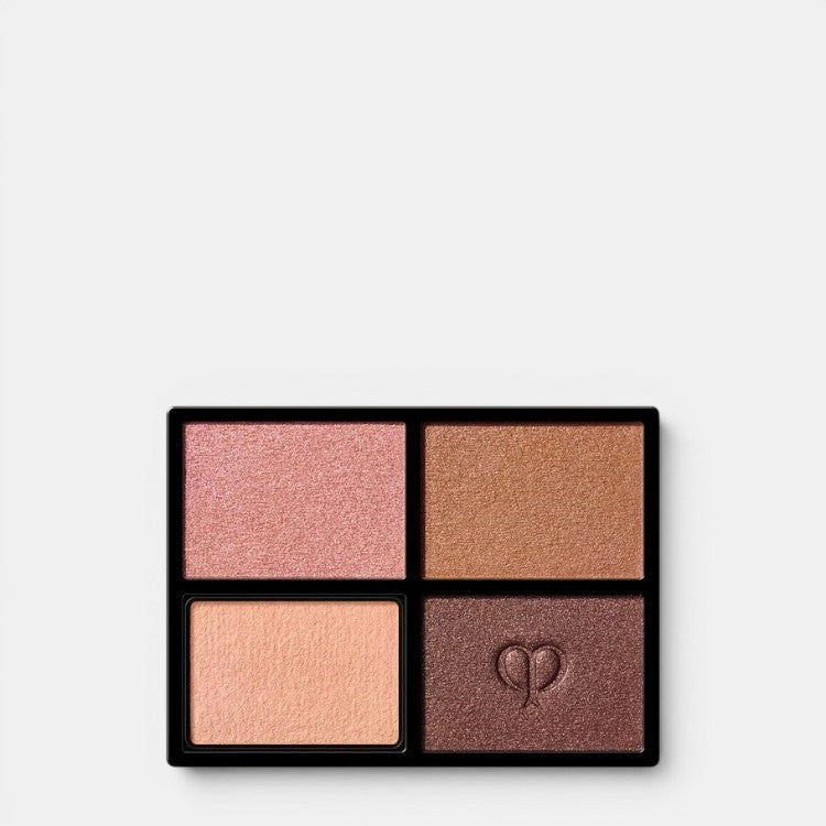Shop Rescue Spa Eye Color Quad Refill eyeshadow palette with pink shimmer, bronze, peach, and deep brown shades.