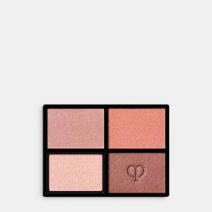 Shop Rescue Spa Eye Color Quad Refill eyeshadow palette with four shimmering shades: rose gold, coral, pale pink, and bronze with a logo embossed.