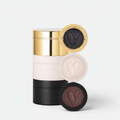 Shop Rescue Spa Eye Pods Les Nuits trio of magnetic eyeshadow pods in noir, champagne, and vin rouge shades.