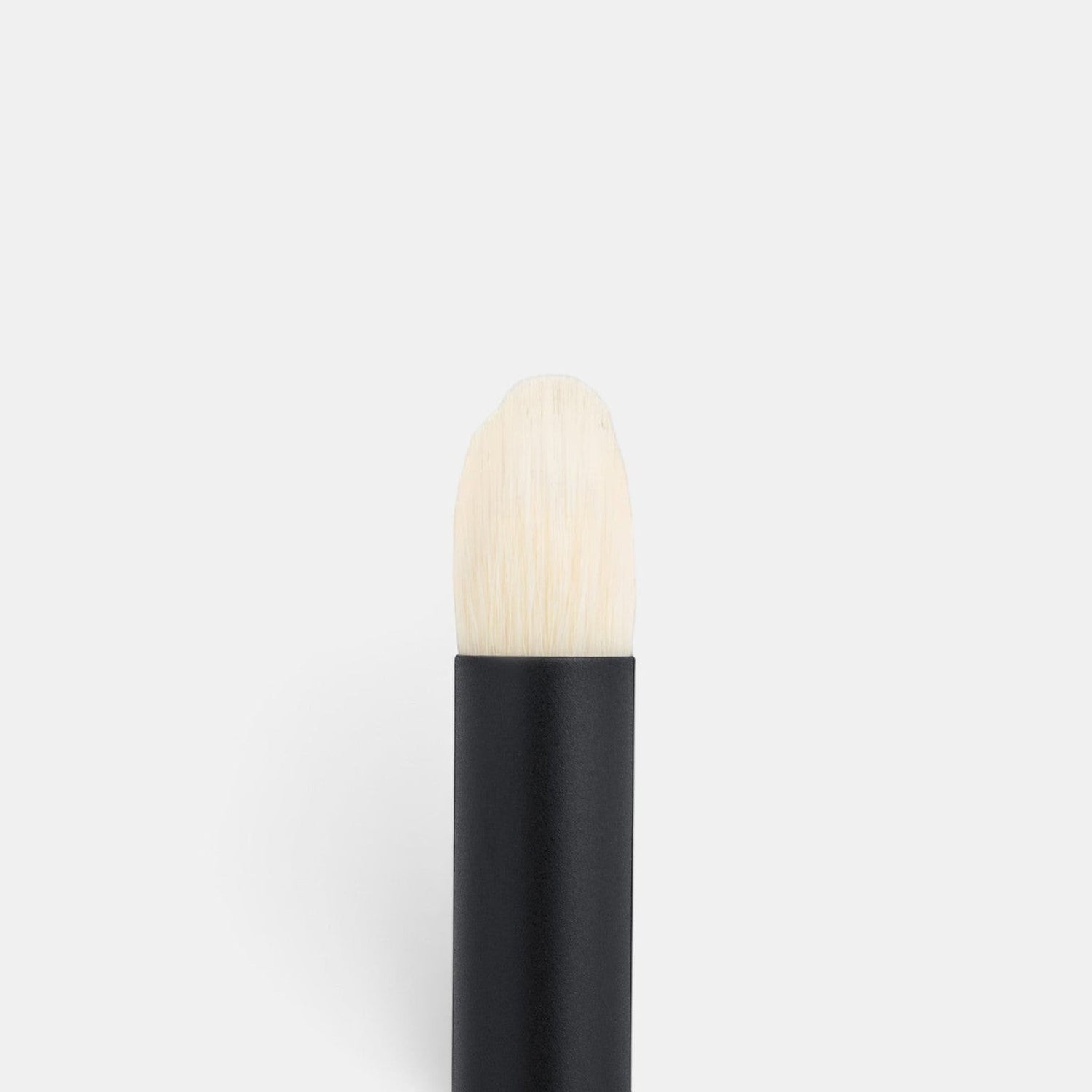Shop Rescue Spa Eye Shadow Brush II with soft white cruelty-free nylon bristles and a black lacquered handle.