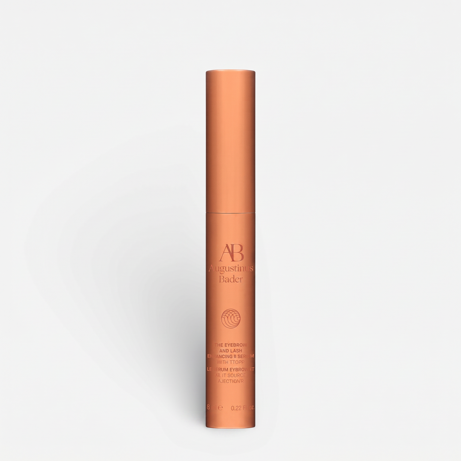 Shop Rescue Spa Augustinus Bader Eyebrow and Lash Enhancing Serum in a sleek metallic copper tube