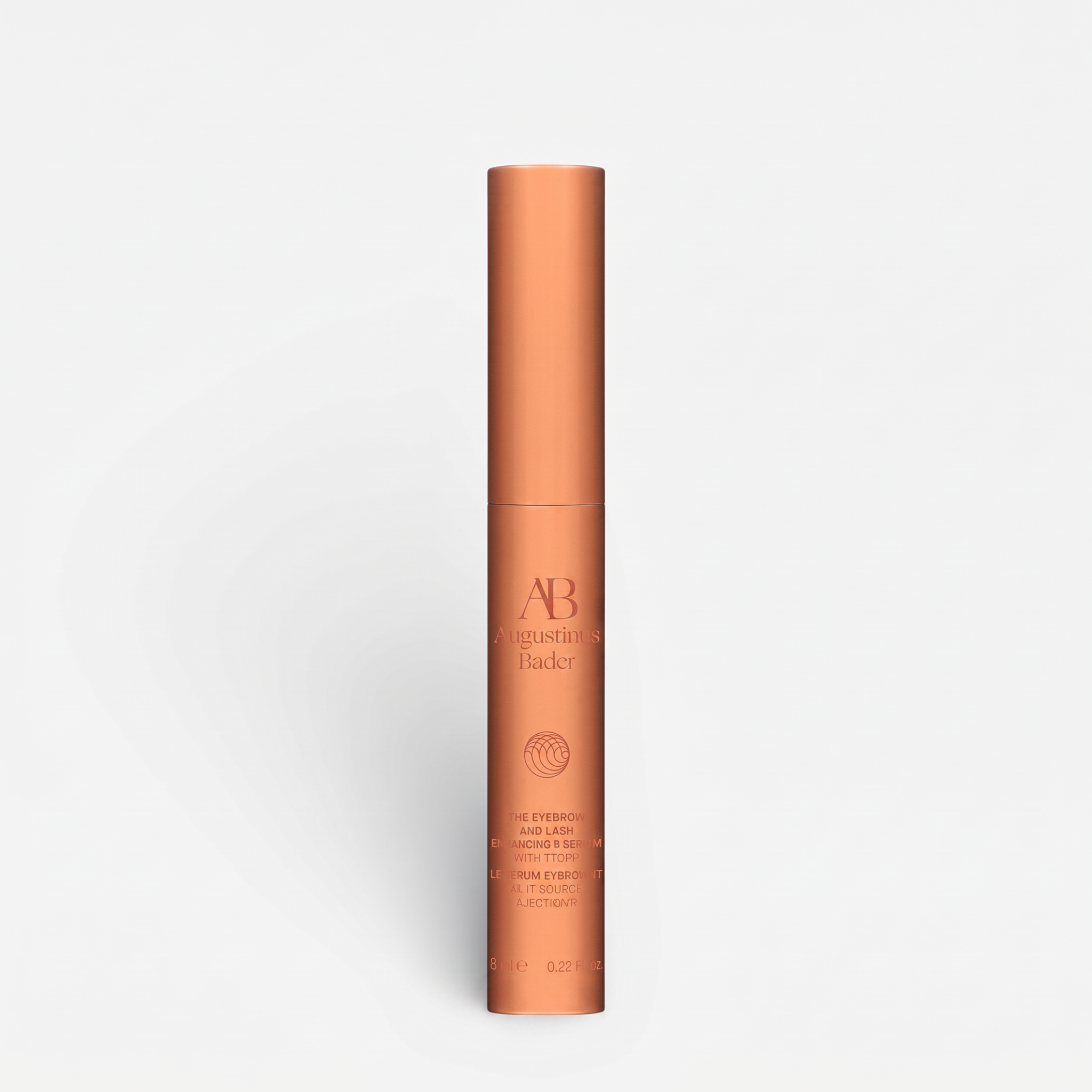 Shop Rescue Spa Augustinus Bader Eyebrow and Lash Enhancing Serum in a sleek metallic copper tube