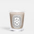 Shop Rescue Spa Feu De Bois scented candle in a clear glass jar with a signature oval label and smoky wax