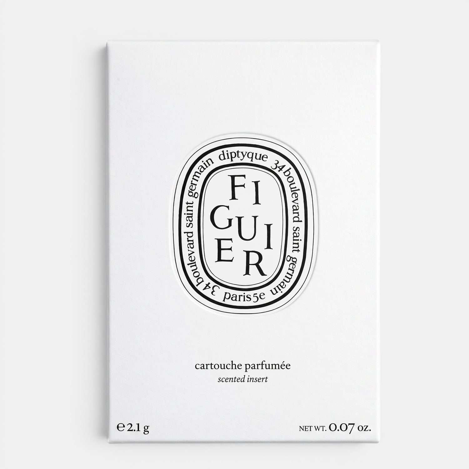 Shop Rescue Spa Diptyque Figuier scented diffuser insert in white rectangular packaging with black branding