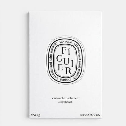 Shop Rescue Spa Diptyque Figuier scented diffuser insert in white rectangular packaging with black branding