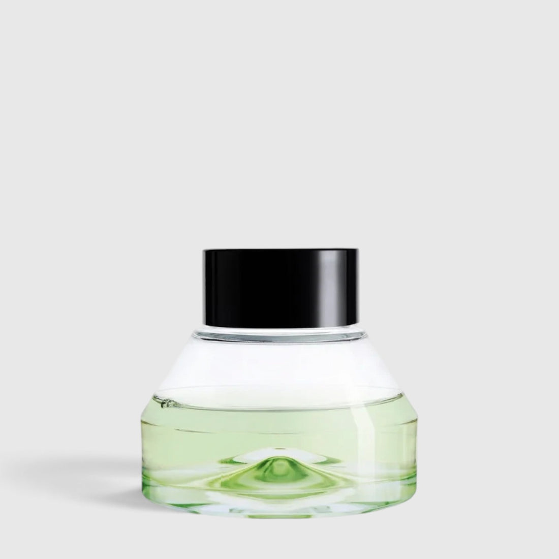 Shop Rescue Spa Figuier Fig Tree Hourglass 2.0 diffuser refill in a clear glass bottle with light green liquid.