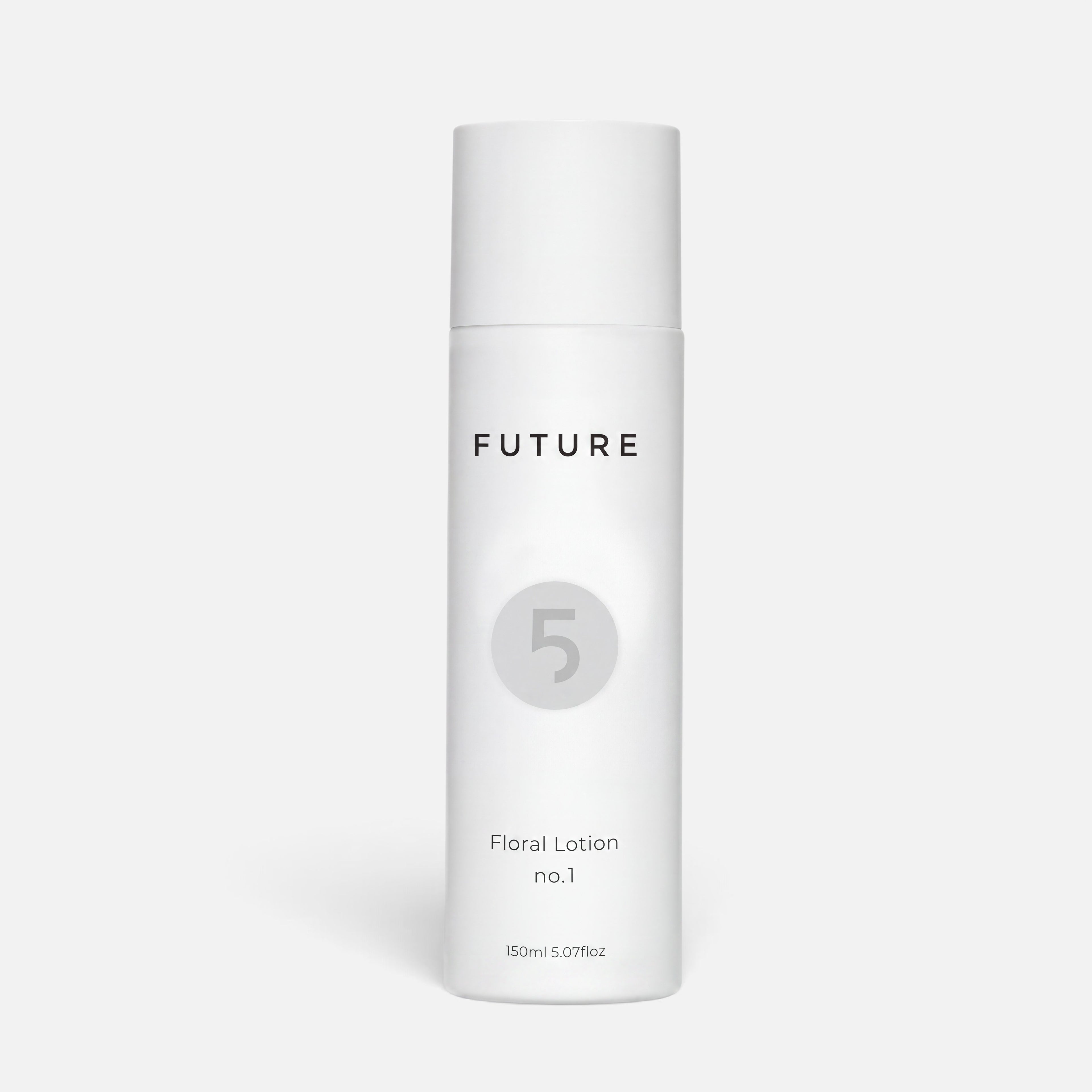 Shop Rescue Spa Floral Lotion No. 1 in a white cylindrical bottle with minimalist black text and a protective cap.