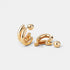 Shop Rescue Spa Florence gold earrings featuring a voluminous, stacked hoop design with a high-polish finish.