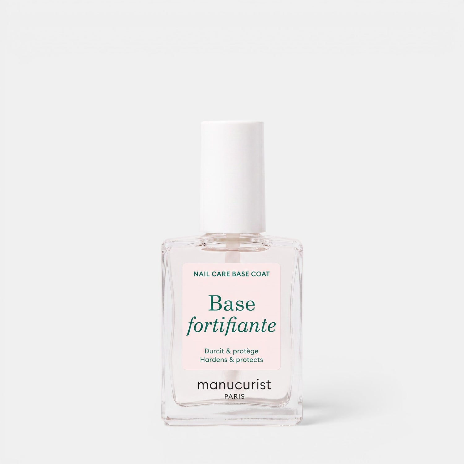 Shop Rescue Spa Force Nail Hardener in a clear glass bottle with a white cap for strengthening fragile nails.
