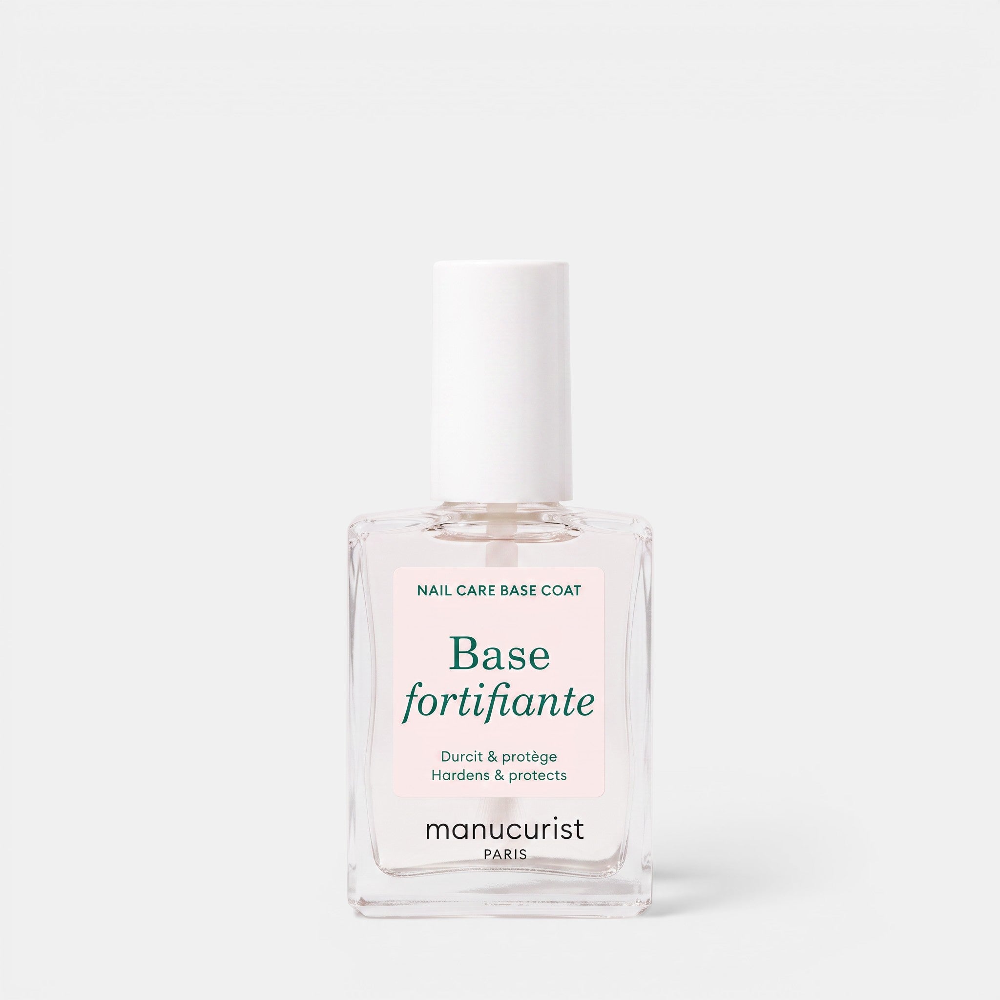 Shop Rescue Spa Force Nail Hardener in a clear glass bottle with a white cap for strengthening fragile nails.