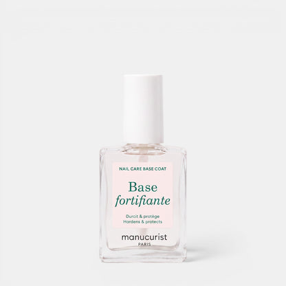 Shop Rescue Spa Force Nail Hardener in a clear glass bottle with a white cap for strengthening fragile nails.